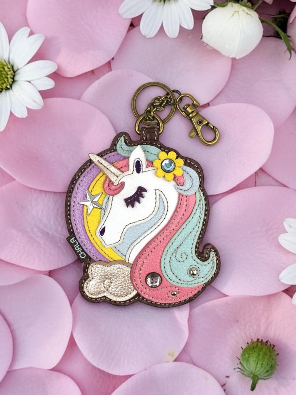 Chala unicorn coin pouch bag charm keychain NWT - Picture 8 of 12